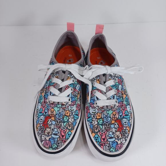 Bobs from Skechers MARLEY Woof Posse Women’s Size 6 Gray Multi Lace Up Sneaker - Picture 3 of 10